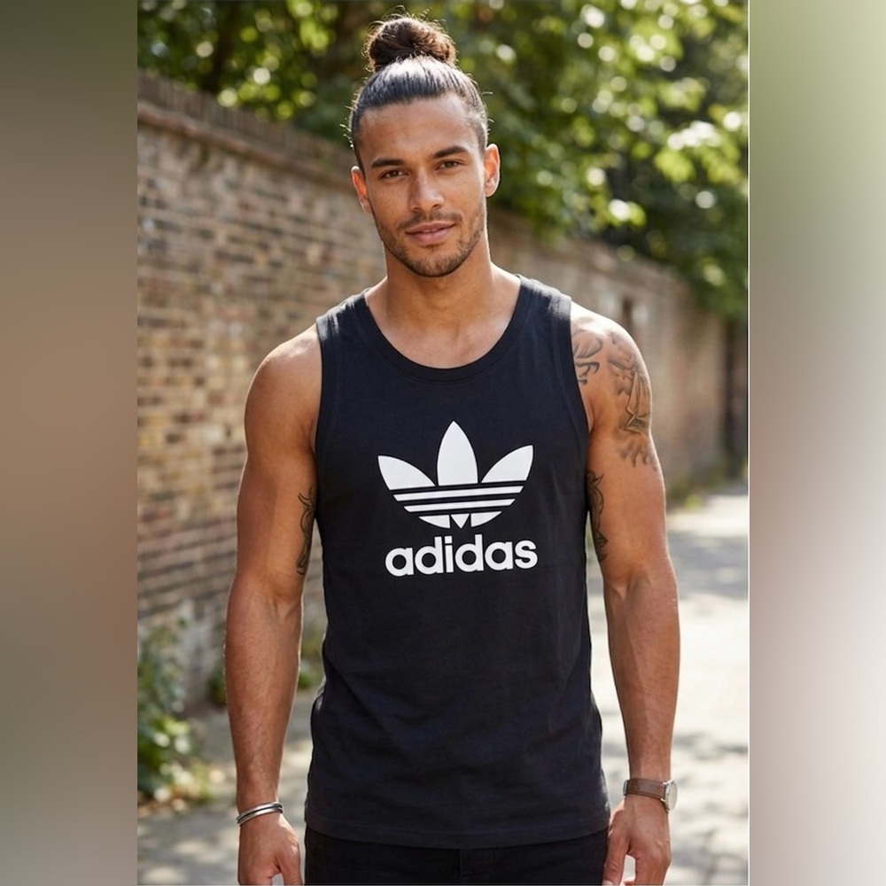 Adidas Originals• Trefoil Tank Black